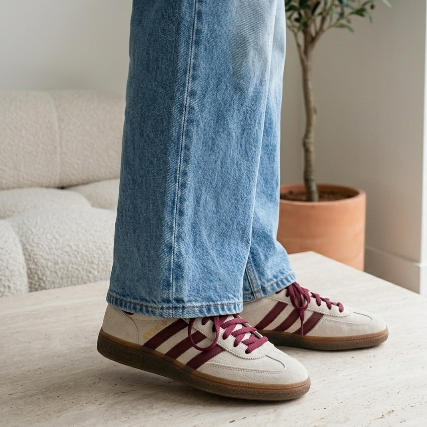 Spezial soft white/bordeaux
